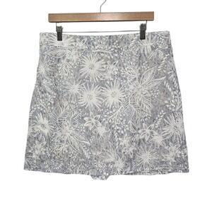 Rip Skirt Women's Floral Print A-Line Skirt X-Large‎